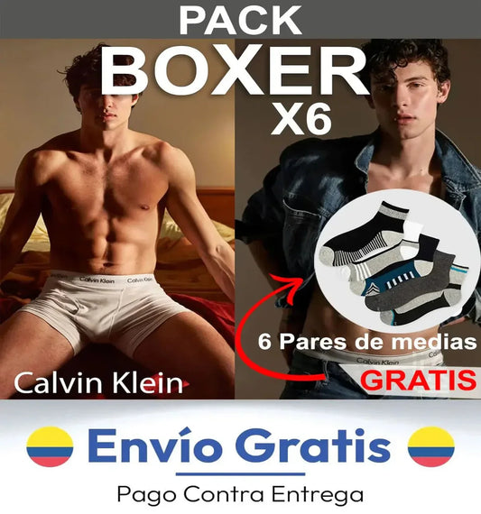 BOXER CK®︎ EN MICROFIBRA MÁS TOBILLERAS GRATIS 🎁 + Envio gratis 🛻